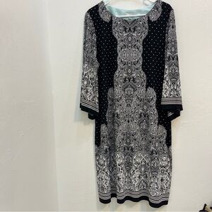 Sandra Darren Women’s Paisley Print Dress Plus Size XL